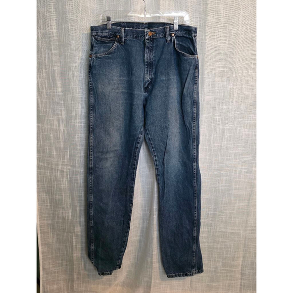 Men's Wrangler Jeans Size 36x36‎ Blue Denim - Picture 1 of 9